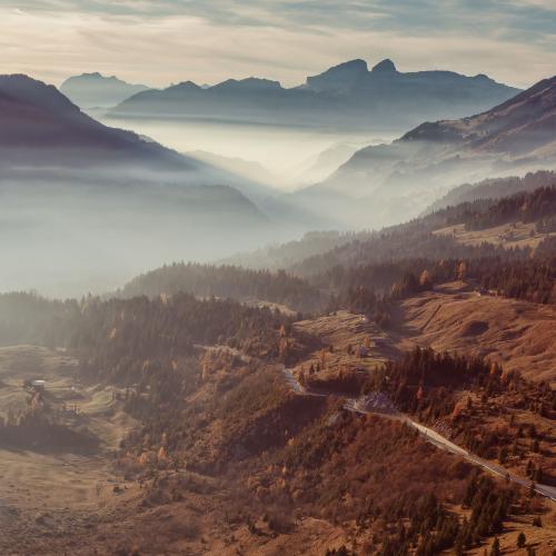 Sunset at Les Diablerets, Switzerland