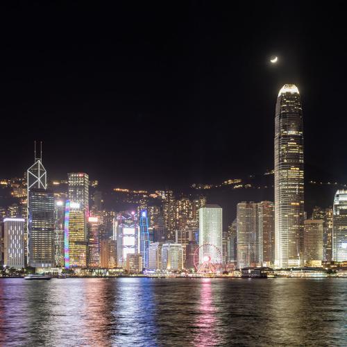 Hong Kong Central by night