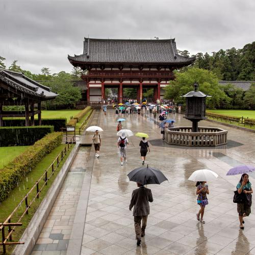 Main entrance of Todaiji-Ji, Nara, Japan